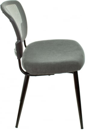 Стулья для кухни Бюрократ KF-8W black Серый 2 шт._3