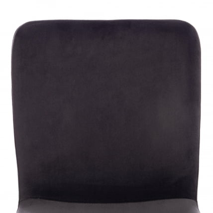 Стул GILLIAN (mod. 0137017-NI) металл/вельвет, 45х52,5х78 см, темно-серый S108 (666 SILVER GREY)/черный_6