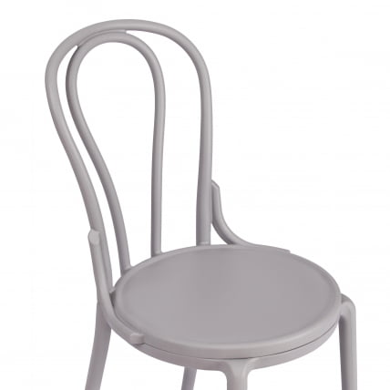 Стул THONET (mod. PL62) пластик, 42 x 52 x 89 см, Grey (Cерый) 09_7