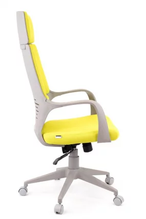 Кресло для руководителя Еверпроф Трио Грей ТМ Ткань Салатовый / Everprof Trio Grey TM_1