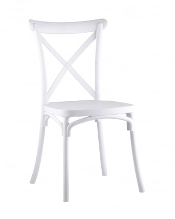 Стул пластиковый Кроссбэк Белый_0