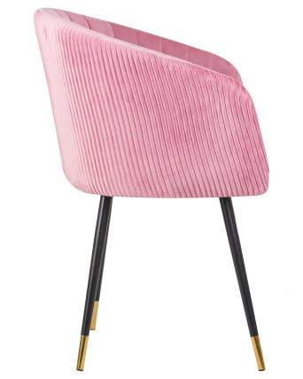 Стул обеденный DOBRIN MARY Розовый велюр 1922-16_2