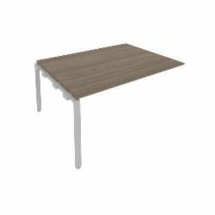 Проходной наборный элемент переговорного стола Metal System Б.ППРГ-4 Вяз/Серый_0