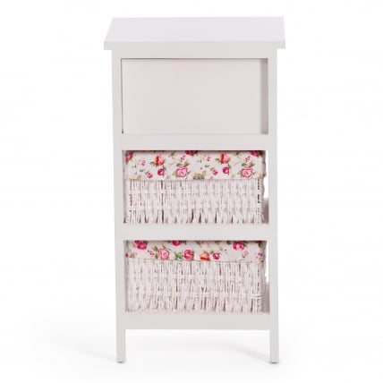 Тумба с 2 корзинами и ящиком Secret De Maison FANTASIE 3 ( mod. 4326 ) Белый_2