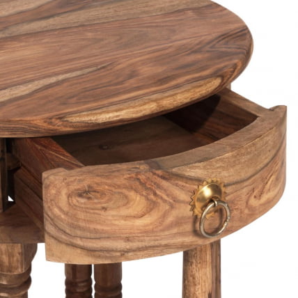 Кофейный стол Бомбей - 1149 палисандр, 45*45*60 см, Natural tinted (натуральный тонированный)_6