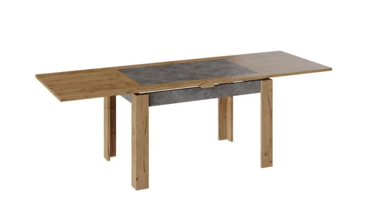 Стол обеденный Хьюстон тип 4 Дуб Вотан/Моод Темный_1