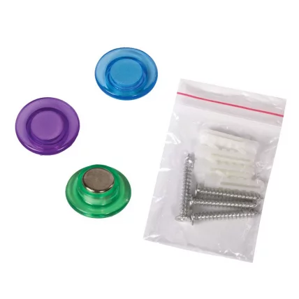 Доска магнитно-маркерная стеклянная BRAUBERG 45х45 см Оранжевая_6