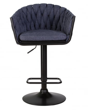 Стул барный DOBRIN LEON Синяя ткань LAR-275-29_5