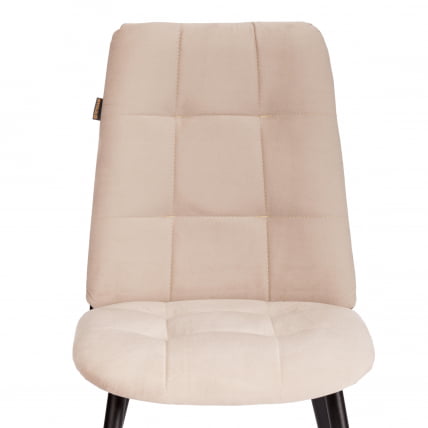 Стул обеденный Asti велюр, молочный/черный, (Porsche 2)_6