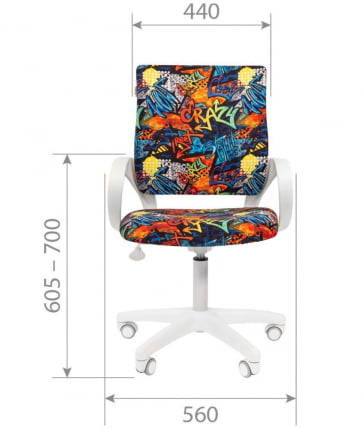 Детское кресло CHAIRMAN KIDS 103 LT Принцессы_4