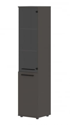 Шкаф-колонка комбинированная правая ЕДИС ЕХCС 42.2 Р Мокко Черный Мокко / EDIS EHCS R_0