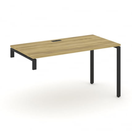 Стол надставка на опорную тумбу CONCEPT CN.OSN-003 Дуб Винченцо Черный_0