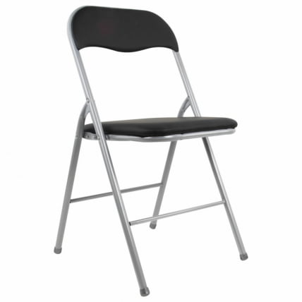 Стул складной BRABIX Golf CF-007 серебристый каркас Черный_1