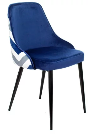 Стул для кухни Бюрократ KF-5 зигзаг DBLUE_0