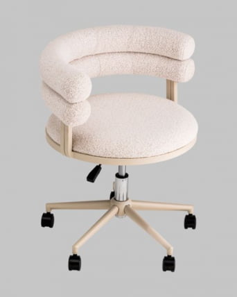 Стул офисный Понтй светло-серый серые ножки / Ponty_11