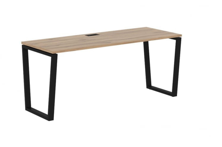 Стол письменный EDIS EVST 1767 Дуб Денвер светлый Черный_0