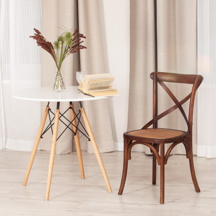 Стул CROSS (mod.CB2001) дерево береза, 49.5*53.5*87, Темный Орех (№5)_11