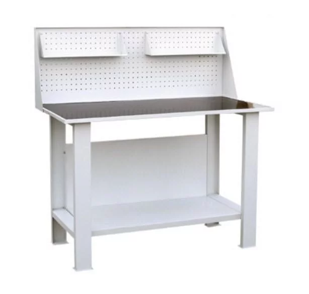 Верстак-стол с экраном и 2-мя полками_0