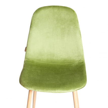 Стул БРЕЕЗЕ (мод. ДЖСC-58) Велюр/металл , 44 х 53 х 86 см, Греен (зеленый) ХЛР54 / натуральный / BREEZE (mod. JSC-58) Green HLR54_5