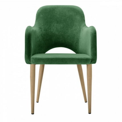 Стул Ледгер К греен грасс/нат.дуб / Ledger green grass/нат.дуб_1