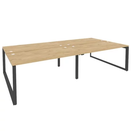 Рабочая станция на О-образном м/к ONIX O.MO-D.RS-4.4.8 Тиквуд Светлый/Антрацит_0