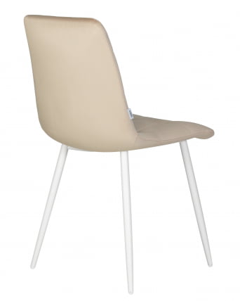 Стул обеденный DOBRIN CHILLY (Бежевый Holland 07, основание белое)_3