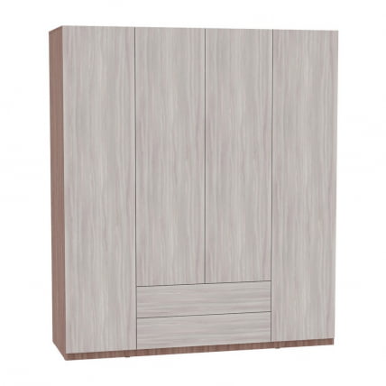 Шкаф распашный R-198х180х45-2-PO(ЯШТ-ЯШС)_0