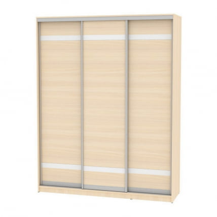 Шкаф-купе B-230х180х60-3(ДМ-D9D9D9)_0