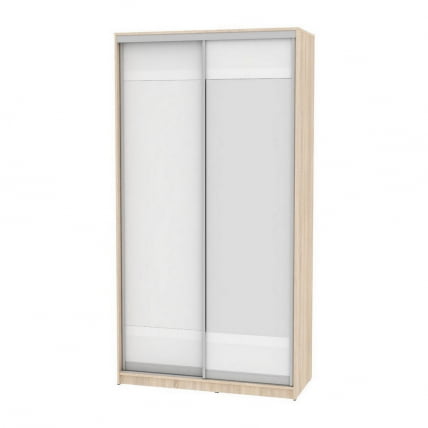 Шкаф-купе B-220х120х60-1(ДСС-Белый-D9D10)_0