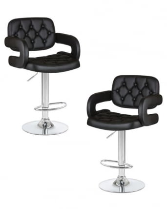 Стул барный DOBRIN TIESTO (черный) 2 шт_0