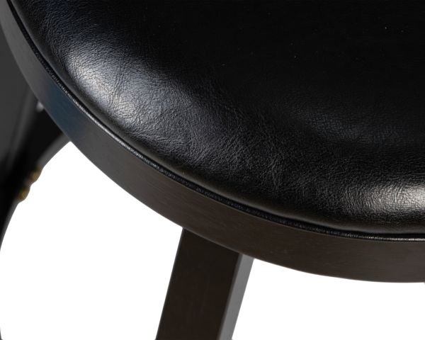 Круглый барный табурет DOBRIN BOB BAR (капучино, черный) 2 шт_6