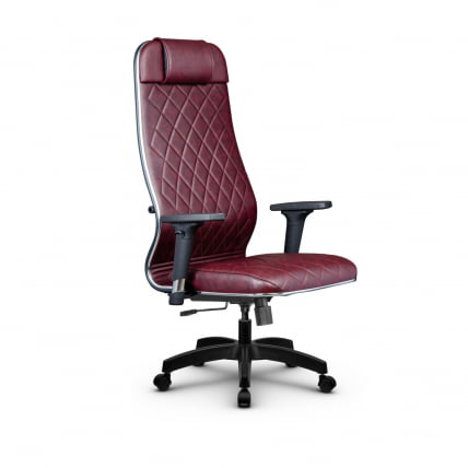Кресло руководителя Metta L 1m 40M/2D Комплект 6 Темно-бордовое_0