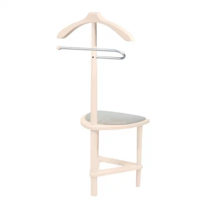 Вешалка со стулом LESET Атланта Слоновая кость_2