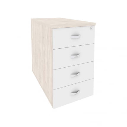 Тумба приставная / опорная ONIX O.TPO-1.8 Денвер Светлый/Белый_0