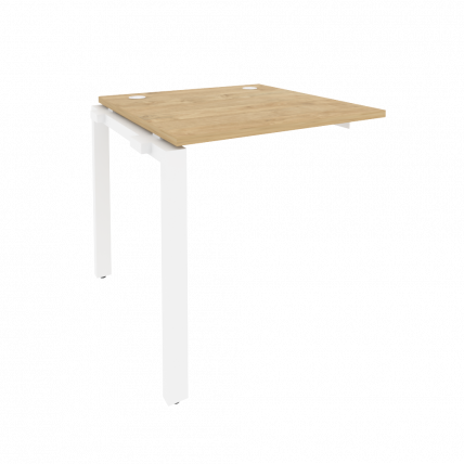 Наборный элемент рабочей станции на П-образном м/к ONIX O.MP-1.NRS-0.8 Тиквуд Светлый/Белый_0