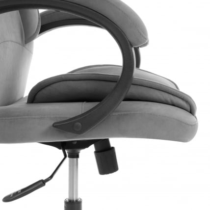 Кресло руководителя OREON metalBL велюр, серый, 29_9