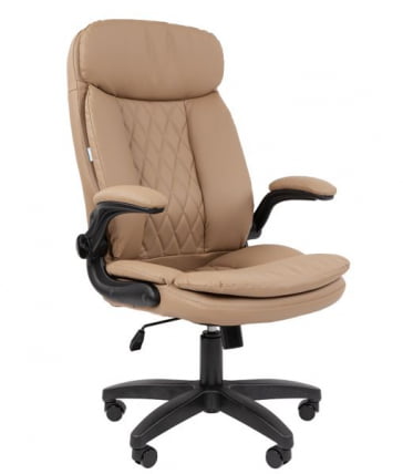Кресло офисное CHAIRMAN 533 экокожа Бежевый_0