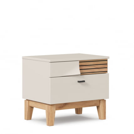 Тумба прикроватная левая Нильс ЛД 423.040.000 Кашемир/Дуб Тортуга_2