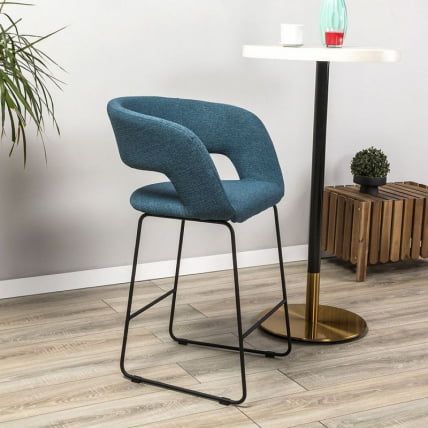 Кресло полубар Hugs синий/Линк_11