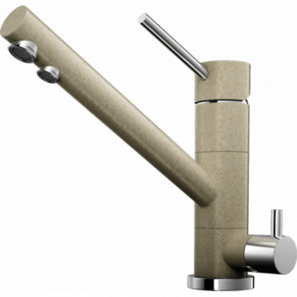 Смеситель Omoikiri Tonami-Ca Латунь/Гранит/Карамель_0