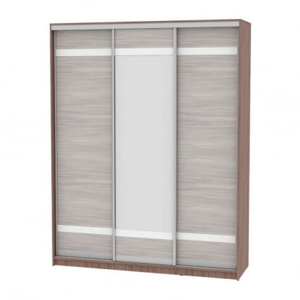 Шкаф-купе B-230х180х60-3(ЯШТ-ЯШС-D9D10D9)_0