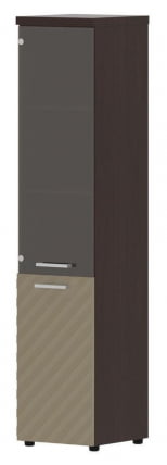 Шкаф колонка комбинированная с топом (левый) Torr LUX TLHC 42.2 L Венге Магия Капучино_0