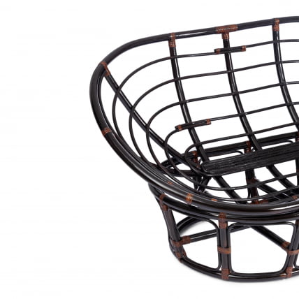 Диван MAMASAN/МАМАСАН 23/02 W /с подушкой/ подушка 182х119 см, 169х102х80 см, Antique brown (античный черно-коричневый), ткань, коричневый, 3М7_6