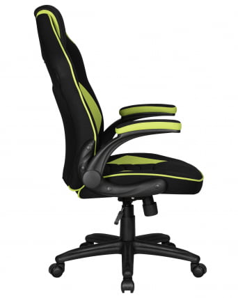 Кресло игровое DOBRIN RICK (черно-светло-зеленый)_2