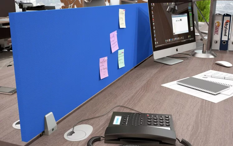 Экран разделительный (с тканью) XFP 163 (Синий)_1