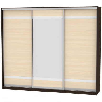 Шкаф-купе Б-220х270х60-3(Венге-ДМ-Д9Д10Д9) / B-220х270х60-3(Венге-ДМ-D9D10D9)_0