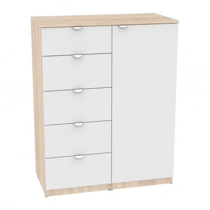 Комод Калисто(K37)1147х902х468ручкаторцеваяTR-2(ДСС-Белый)_0