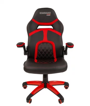 Кресло геймерское CHAIRMAN GAME 18 Черный Красный_1