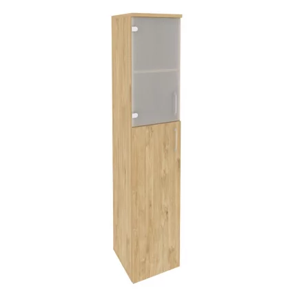 Шкаф высокий узкий левый ONIX O.SU-1.7(L) Тиквуд Светлый_0
