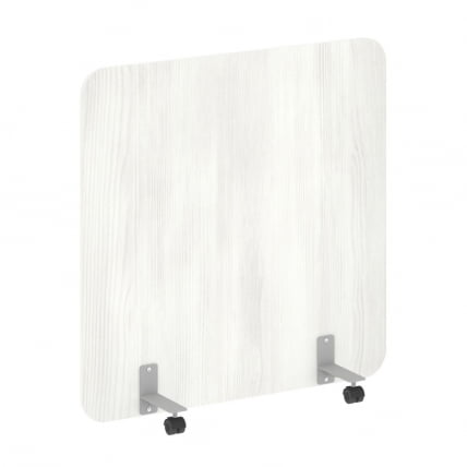 Перегородка на металлических опорах, на роликах R-line DP.R-120-120 Снежная Патина_0